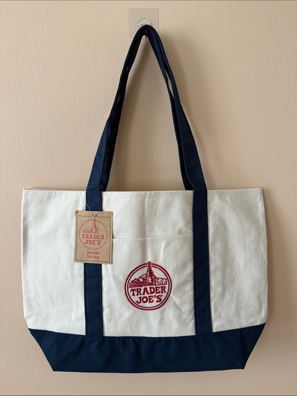 Trader Joe’s Reusable Canvas Tote Bag